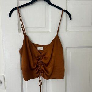 Wilfred Burnt Orange Silky Tank